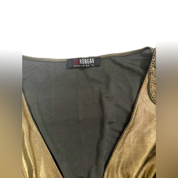 💚MORGAN MORGAN DE TOI METALLIC DRESS - Picture 5 of 7